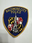 Vintage Baltimore City Police Patch Maryland Md Embroidered