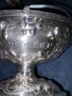 Jones Ball   Poor Boston Antique Pure Coin Silver Repousse Basket  Museum Piece 