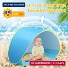 Baby Beach Tent Upf 50   Pop Up Sun Shelter With Pool For Infant Toddler