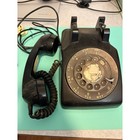 Vintage Western Electric Bell System 500 Rotary Dial Telephone Black 4-prong Plg