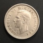 1948 Great Britain Lucky Sixpence - Wedding Birthday Gift Stocking Stuffer