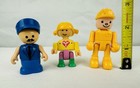 Vintage 3pc Playskool Lil Playmates People Figures Playmobil Lego Mix Toy Lot