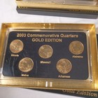 50 States Commemorative Quarters 1999-2005  - Gold Edition