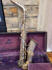 Buescher Silver Plated True Tone Alto Saxophone