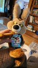 Warner Bros 1990 Wile E Coyote Plush 24k Co Looney Tunes 16  Nwt Rare Swivel Hea