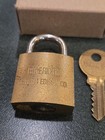 Vintage American Detroit Edison Co  Padlock W key Nos