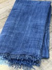 Vintage African Indigo Denim Mossi Mudcloth 83    L X 39    W Textile   No  132