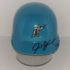 Hof Ivan Rodriguez Signed Autographed Florida Marlins Baseball Mini Helmet Jsa