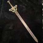 Pakistani Long Sword With Sheath Dragon Hilt Double Edge