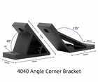 8pcs 4040 T Slot Aluminum 45   135   Angle Corner Joint Bracket Connector Hardware
