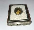 Antique Portrait Compact 1930 s With Mirror And Compartment