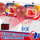 2 In 1 Dual Basketball Arcade Game Indoor outdoor With Led Scoring And Sound