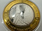  10 New York Ny Manhattan Express Silver Strike Casino Token  999 Las Vegas Nv