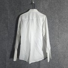 Ermenegildo Zegna Tuxedo Shirt Mens Sz 16 Large White Pleated Stud Front Dress
