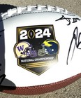 2024 Michigan Wolverines Signed National Champs Football Jsa Coa