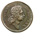 1723 Wood s Hibernia Halfpenny Colonial Copper Coin 1 2p