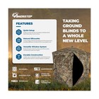 Ameristep Care Taker Kick Out Pop-up Ground Blind  Premium Hunting Blind