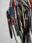 Huge Lot Of Over 100 Vintage Ink Advertising Pens Readable