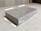 Gray Granite Headstone Grave Marker 16x8x3 Flat Memorial Engraved Free Shipping