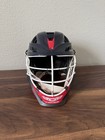 Cascade Full Face Lacrosse Helmet Large Blue red white Pll Matte Ventilated