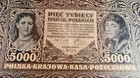 Paper Money  5000 Tysiecy Polska 1920