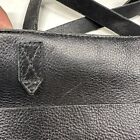 As Is Madewell The Zip-top Medium Transport Tote Black Leather