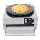1 5k 16   Commercial Electric Nonstick Crepe Maker Pancake Machine Hotplate 110v
