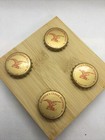 4 Pc Lot Micro-macro Brewery Bottle Caps Vintage   Vintage Inspired New 1042