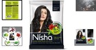 Eco-friendly Natural Black Henna Hair Dye  10 X 10gm - Healthier Hair Choice