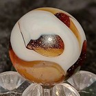Antique Christensen Agate Cac Transparent Swirl Marble  5 8  Mint  