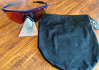New Oakley Pro M Frame Navy Lance Armstrong Texas Icon Positive Red Iridium Lens