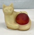 Coty Pfizer Vintage Figural Cat Candle Never Lit