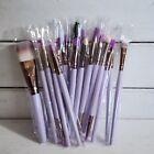 20pc Lavender Professional Cosmetic Makeup Brush Set Eyeshadow Foundation