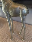 Large Vintage Brass Giraffe 18   