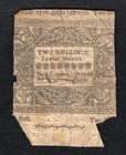 June 7  1776 2s Two Shillings Connecticut Colonial Currency Note  b 