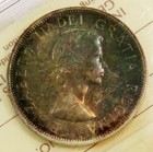 1954 Silver Canada Proof-like 50 Cents Iccs Pl 65 Queen Elizabeth Ii Coin