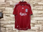 Liverpool 2006 2007 2008 Home Football Shirt Jersey Adidas  8 Gerrard Sz M