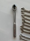 Vtg Craftsman 1 2  Drive Ratchet Wrench And Matador Auto Frogged Wrench Set