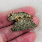 Vtg Henry Vilas Zoo Madison Wisconsin Souvenir Enamel Elephant Lapel Pin