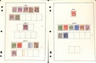 Gold Coast Stamp Collection On 8 Album Pages  1875-1953