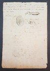 Antique Spanish Colonial Document   Mayaguez Puerto Rico 1862