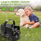 Bubble Machine Durable Automatic Bubble Blower black  18000  Bubbles Per Minute