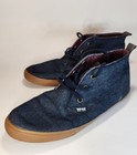 Ben Sherman Bristol Chukka Men s Size 10 Blue Denim Canvas Shoes Bn7f00044