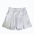 Varsity Spirit Skort Ys White Athletic Pleated Tennis Skirt Cheer School Tennis