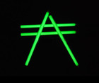 1pc 5 6x80mm 5 6x100mm Green Luminous Tube 25 Years Life Light Tube