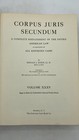 Corpus Juris Secundum  Volume Xxxv Donald J  Kiser  Ll  D  Hardcover 1943