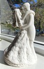 Vintage Porcelain Bride   Groom 1st Dance Wedding Day 5 5  Cake Topper Keepsake