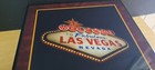 Vintage Las Vegas Poker Set In High Glossed Box Chips Cards Dice Dealer Button