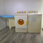 Vintage Little Tikes Tykes Kid Child Size Washer Dryer Ironing Board Used 