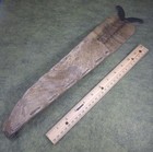 Dene Athabascan Double Volute Dagger   Parfleche Sheath 1850 Native American